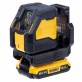 DeWALT DCLE34021D1 kryžminių linijų lazeris